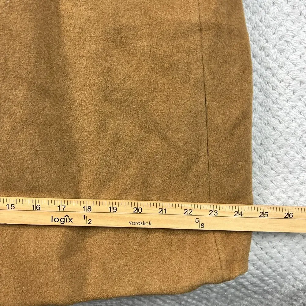 Rare Van Gils Mens Cashmere Coat Vintage Camel Tan 3 Button Overcoat Sz 36-38